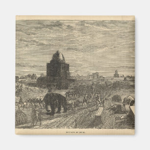 Umgebung von Delhi, 1857 Magnet