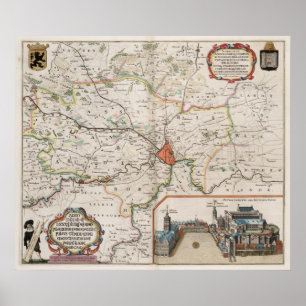 Umgebungen von Gent Poster