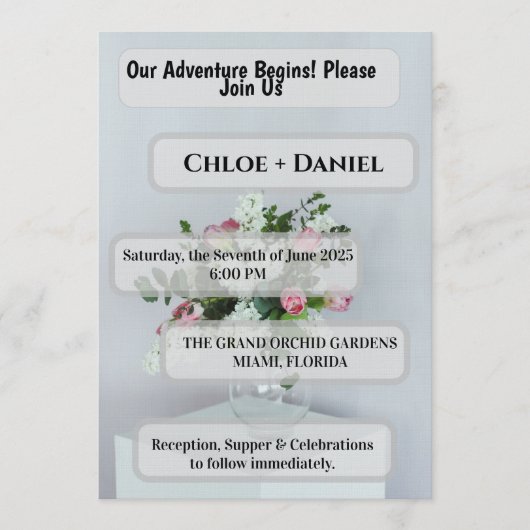 Umgebungs-Bokeh-Lichter Moderne Weingläser Formal Einladung (Vorderseite)