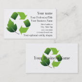 UmgebungsGerecycelt Design-Visitenkarte Visitenkarte (Vorne/Hinten)