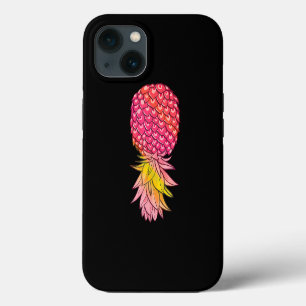 Umgedreht Ananas Abgenutzt Sommer Frucht Schwingen iPhone 13 Hülle