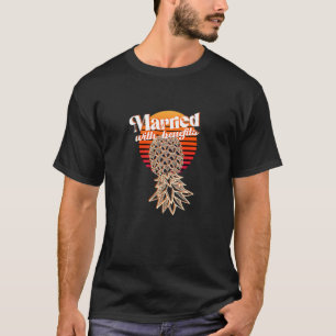 Umgedreht Ananas Swinger Polyamorie T-Shirt