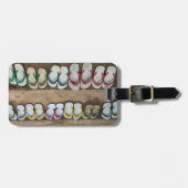 Umgedreht Flop-Sandeln Gepäckanhänger (Vorderseite horizontal)