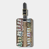 Umgedreht Flop-Sandeln Gepäckanhänger (Vorderseite vertikal)