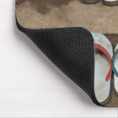 Umgedreht Flop-Sandeln Mousepad (Ecke)