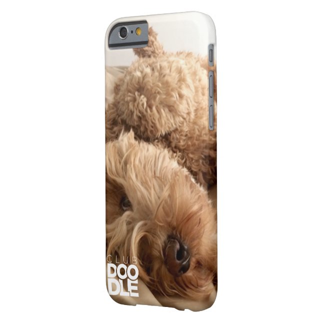 Umgedrehter goldendoodle clubdoodle iPhone 6 Fall! Case-Mate iPhone Hülle (Rückseite Links)