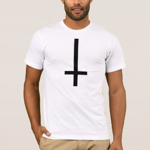 Umgedrehtes Kreuz T-Shirt