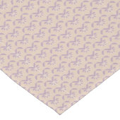 Umgedrehtes Lavendelmuster Kurzer Tischläufer (Ecke)