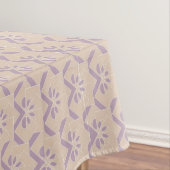 Umgedrehtes Lavendelmuster Tischdecke (Beispiel)