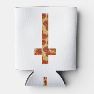 umgedrehtes Pizza-Kreuz Dosenkühler
