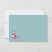 Umgefahrene Announcement Card Ankündigung (Rückseite)