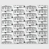 Umgehender Caravan Trailer Thunder_Cove Geschenkpapier (Flach)