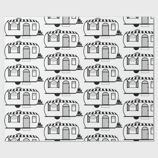 Umgehender Caravan Trailer Thunder_Cove Geschenkpapier (Flach)