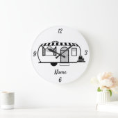 Umgehender Caravan Trailer Thunder_Cove Große Wanduhr (Zuhause)