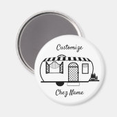 Umgehender Caravan Trailer Thunder_Cove Magnet (Vorderseite/Rückseite)