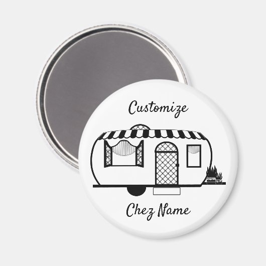 Umgehender Caravan Trailer Thunder_Cove Magnet (Vorderseite/Rückseite)