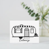 Umgehender Caravan Trailer Thunder_Cove Postkarte (Stehend Vorderseite)