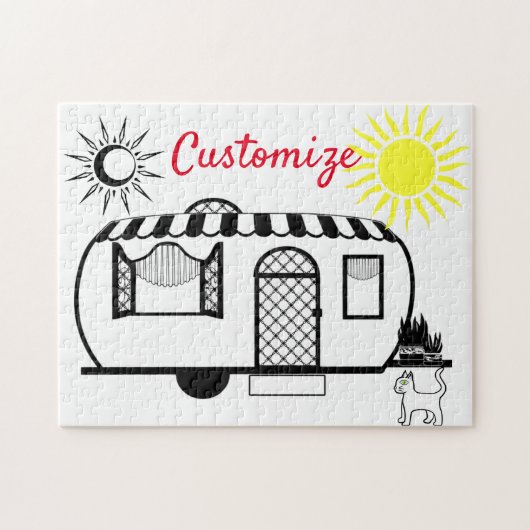 Umgehender Caravan Trailer Thunder_Cove Puzzle (Horizontal)