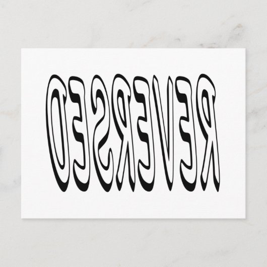 umgekehrt postkarte (Vorderseite)