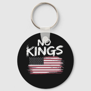 Umgekehrte amerikanische Flagge Distressed No King Schlüsselanhänger