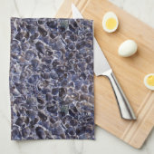 Umgekehrte Austern-Muscheln abstrakt Geschirrtuch (Viertel Falte)