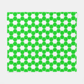 Umgekehrte Fußball- / Fußballballtextur Fleecedecke (Vorderseite (Horizontal))