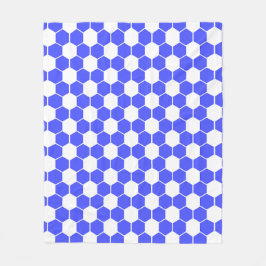 Umgekehrte Fußball- / Fußballballtextur   Fleecedecke