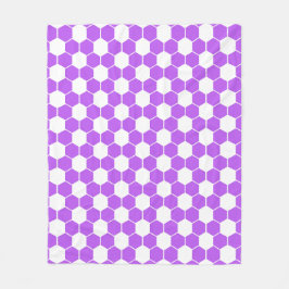 Umgekehrte Fußball- / Fußballballtextur Fleecedecke