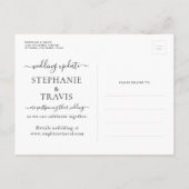 Umgekehrte Karte für die verzögerte Hochzeit in Ur (Rückseite)