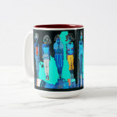 Umgekehrte Mode Zweifarbige Tasse (Vorderseite Links)