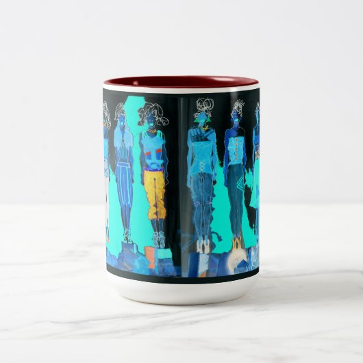 Umgekehrte Mode Zweifarbige Tasse (Mittel)