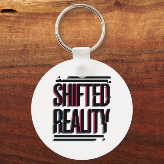 Umgekehrte Realität - Glitch in der Zeitachse Schlüsselanhänger (Vorderseite)