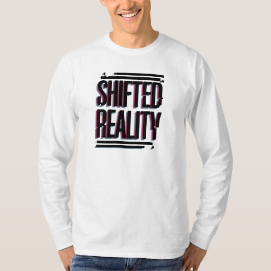 Umgekehrte Realität - Glitch in der Zeitachse T-Shirt (Vorderseite)