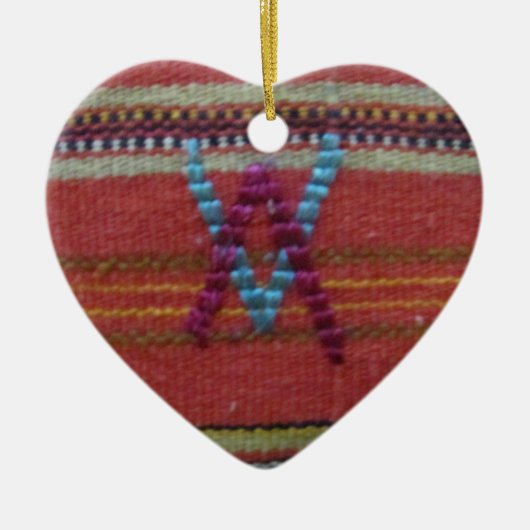 Umgekehrte v keramikornament (Vorne)