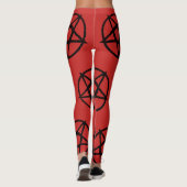 Umgekehrter Pentagram Leggings (Rückseite)
