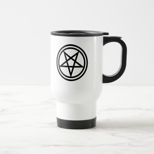 Umgekehrter Pentagram Reisebecher (Rechts)