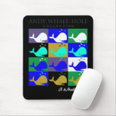 Umgekehrtes FarbeAndy Whale-Hole™_12 Platte Mousepad (Mit Mouse)
