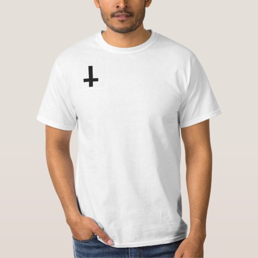 umgekehrtes Kreuz T-Shirt (Vorderseite)