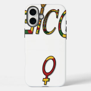 Umgekehrtes "OFFIZIELLES" Frauensymbol Bold Mini iPhone 16 Plus Hülle
