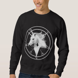 Umgekehrtes QuerEinhorn-Sweatshirt Sweatshirt