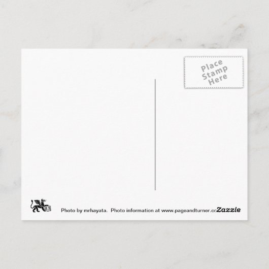 umgerundet für Illuminationen Postkarte (Rückseite)