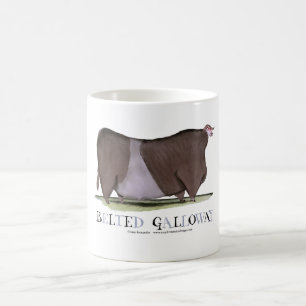 umgeschnallte Galloway-Kuh, tony fernandes Kaffeetasse