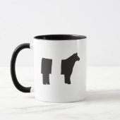 Umgeschnallte Galloway-Tasse Tasse (Links)