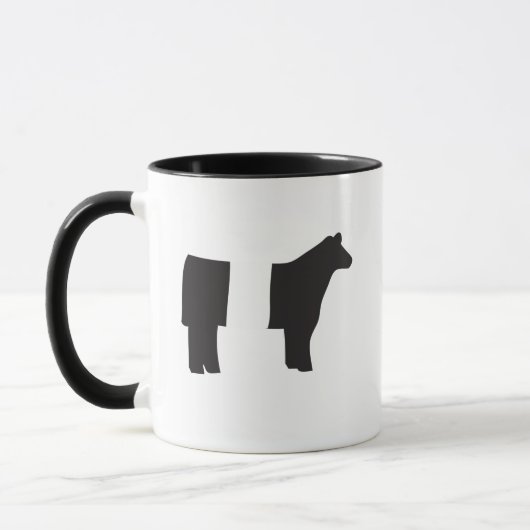 Umgeschnallte Galloway-Tasse Tasse (Links)