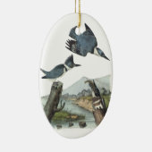 Umgeschnallter Eisvogel, John Audubon Keramik Ornament (Rechts)