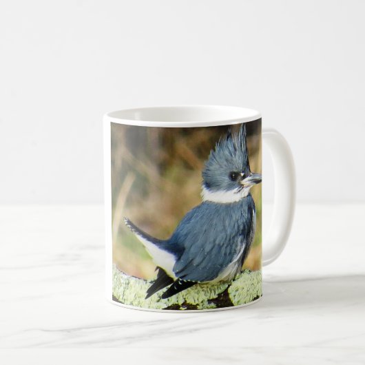 Umgeschnallter Eisvogel-Kaffee-Tasse Kaffeetasse (VorderseiteRechts)