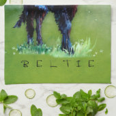 Umgeschnalltes Gallaway "Beltie" Geschirrtuch (Gefaltet)