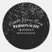 Umgestalten oder personalisieren: runder aufkleber (Vorderseite)