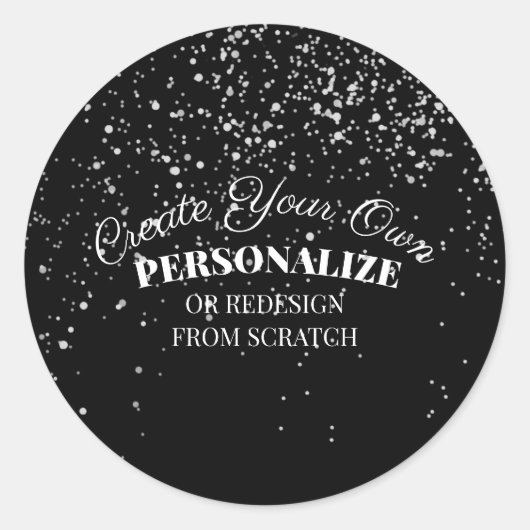 Umgestalten oder personalisieren: runder aufkleber (Vorderseite)