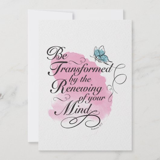 Umgestalten und erneuern - Römer 12 : 2 (Vorderseite)